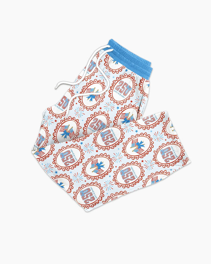 Patriotic Coquette Bamboo Men's Pajama Set