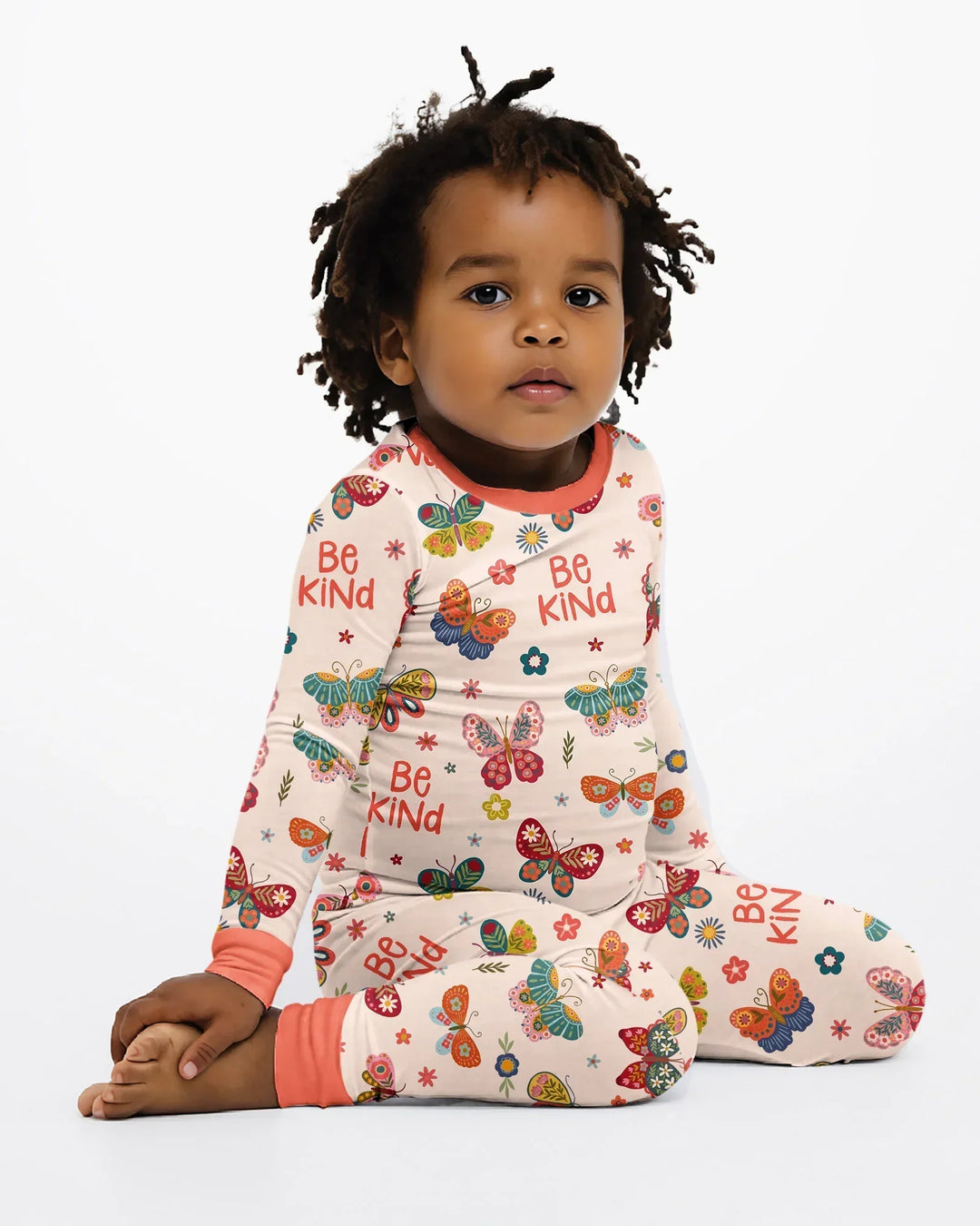 Template Bamboo Two Piece Long Sleeve Pyjamas Set