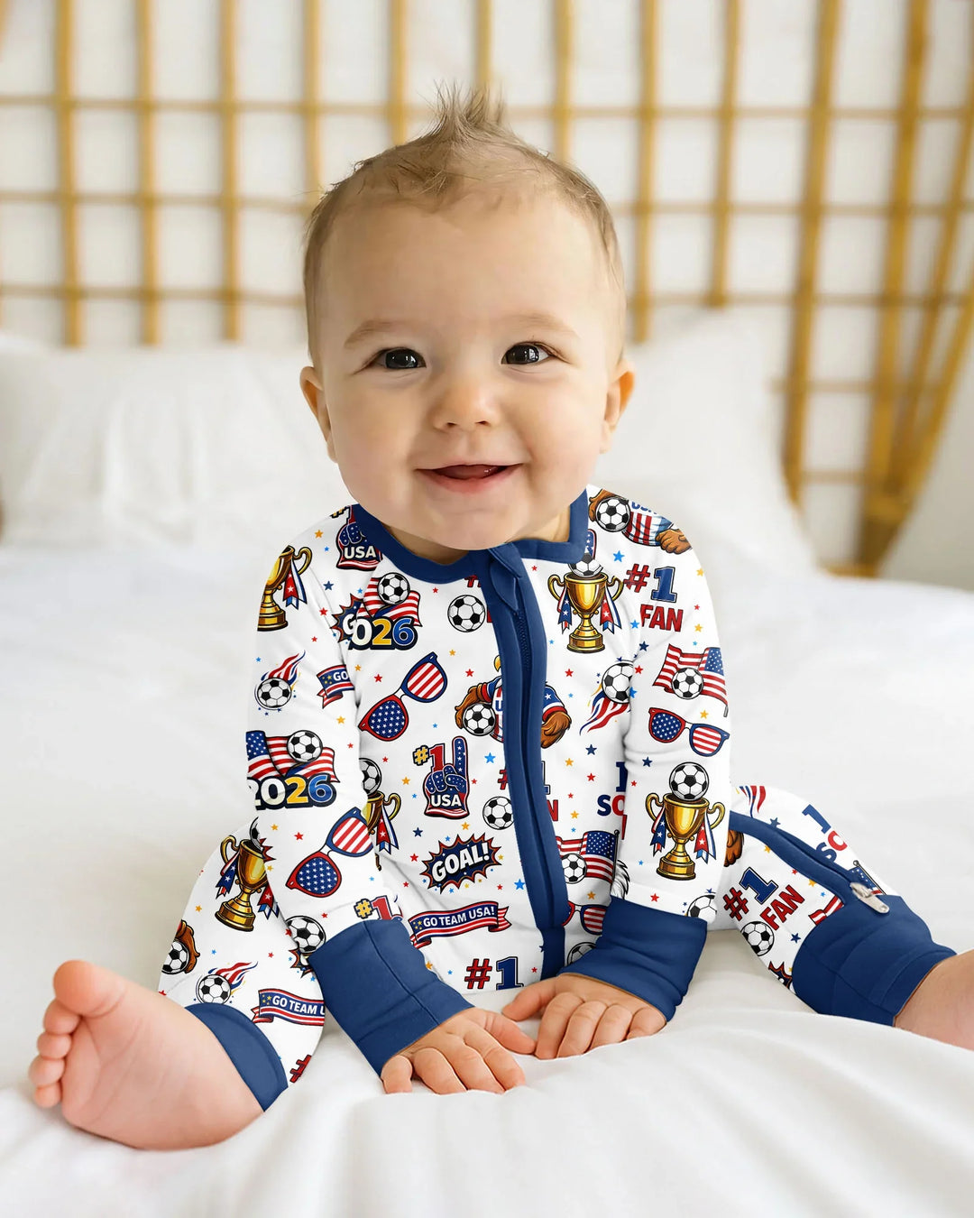 USA Soccer 2026 Party Bamboo Convertible Zippy