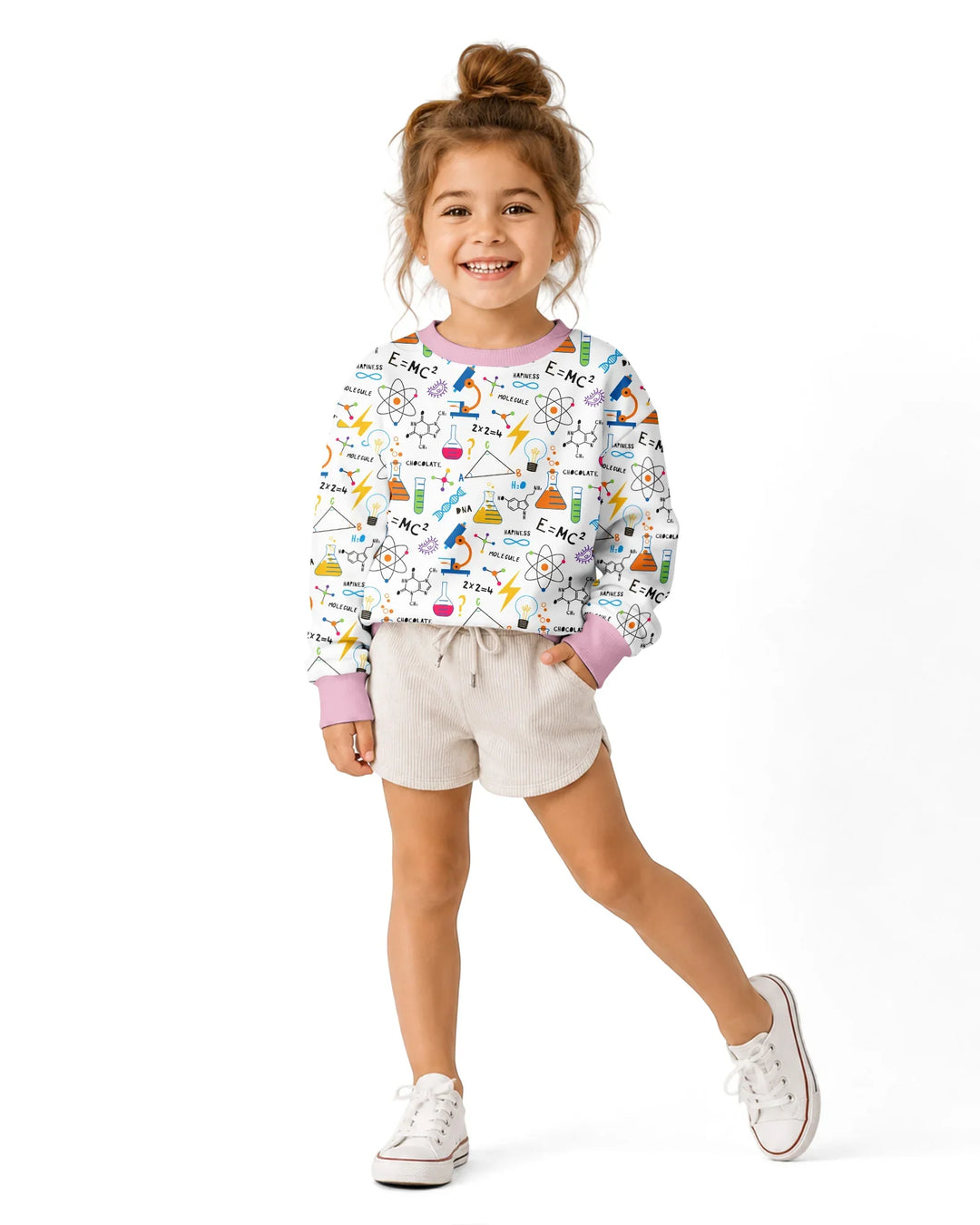 Science Explorer Family Matching Bamboo Crewneck Sweatshirt