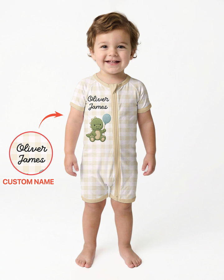 Teddy Bear Baby Bamboo Shorty Zippy