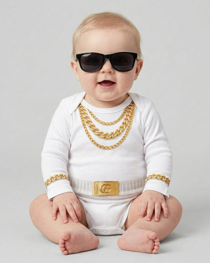 Mini Gold Boss Bamboo Bodysuit