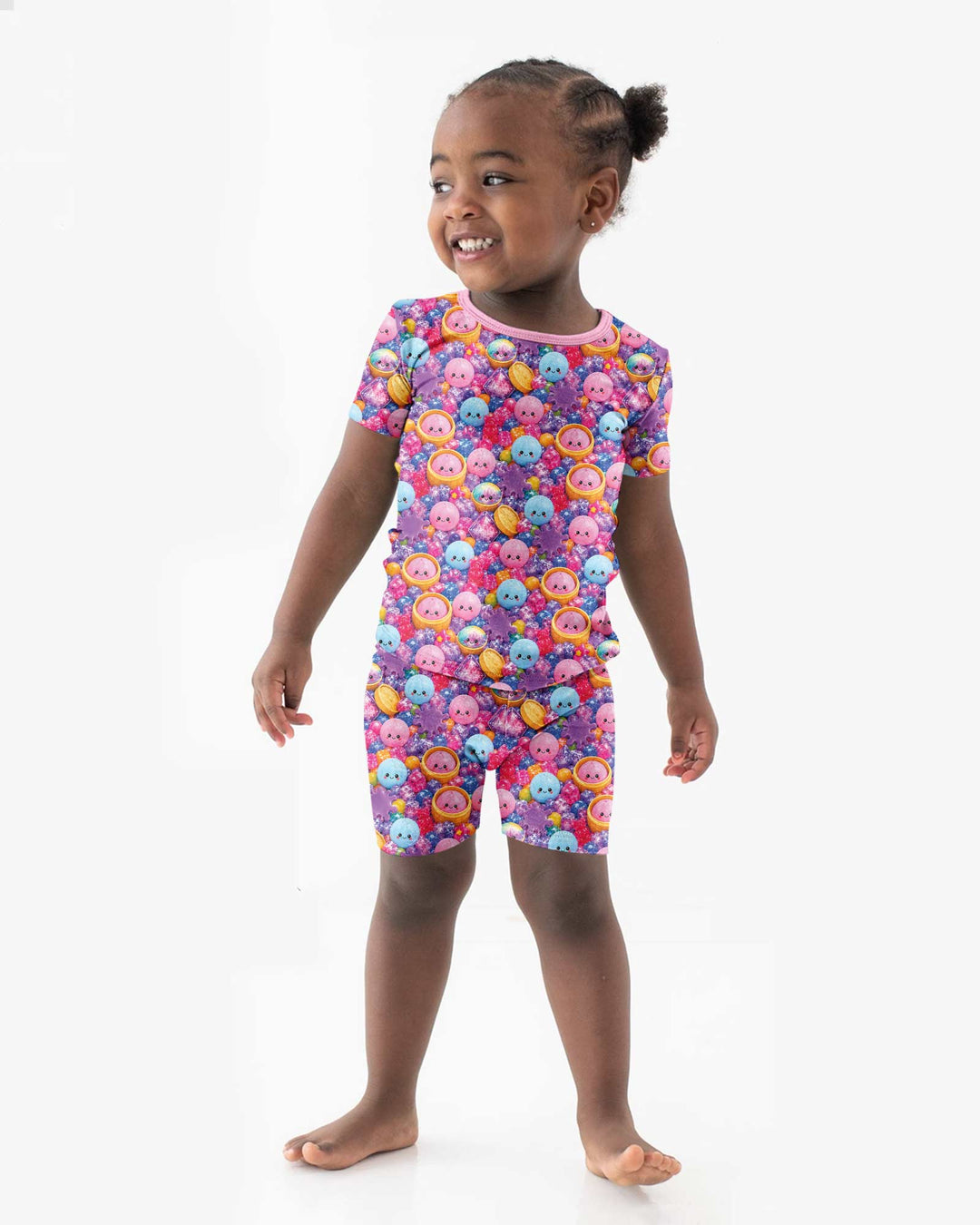 Template Bamboo Two Piece Short Sleeve Shorts Pyjamas Set