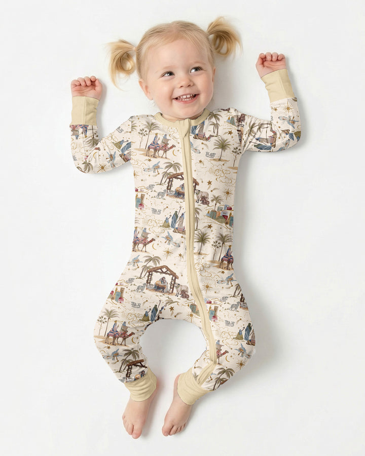 Silent Night Nativity Bamboo Convertible Zippy