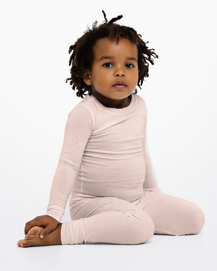 Blush Bamboo Two Piece Pajama Set