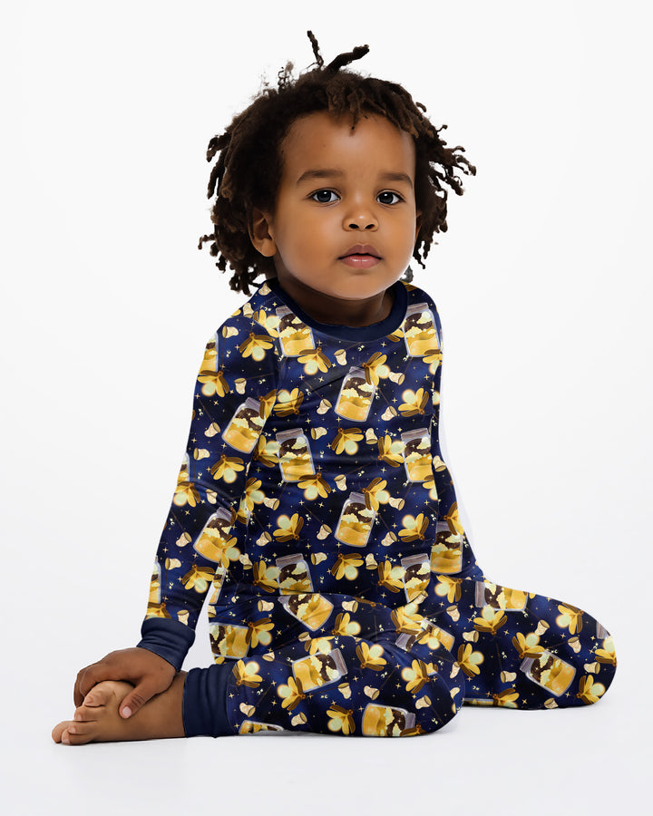 Template Bamboo Two Piece Long Sleeve Pyjamas Set