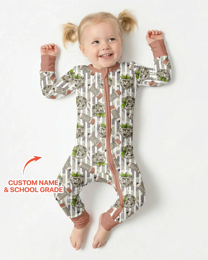 Custom Name Camo Apple Days Bamboo Convertible Zippy