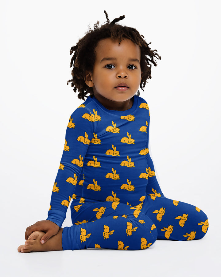 Template Bamboo Two Piece Long Sleeve Pyjamas Set