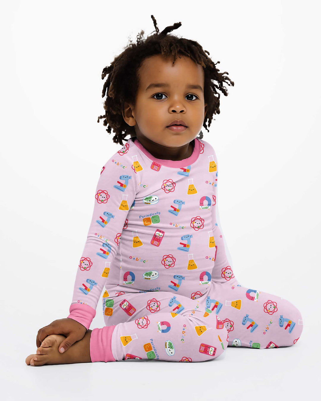 Scientist Lover Family Matching Bamboo Two Piece Long Sleeve Pajama Set