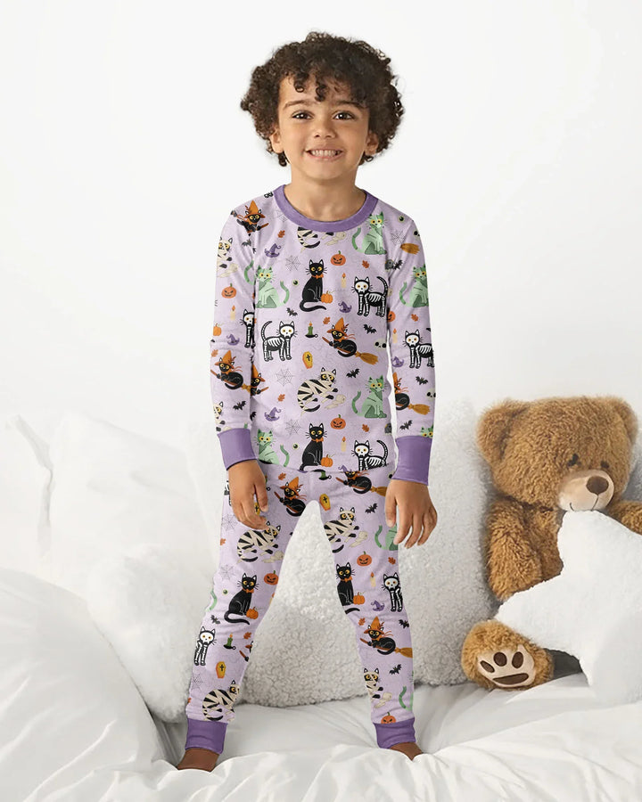 Template Bamboo Two Piece Long Sleeve Pyjamas Set