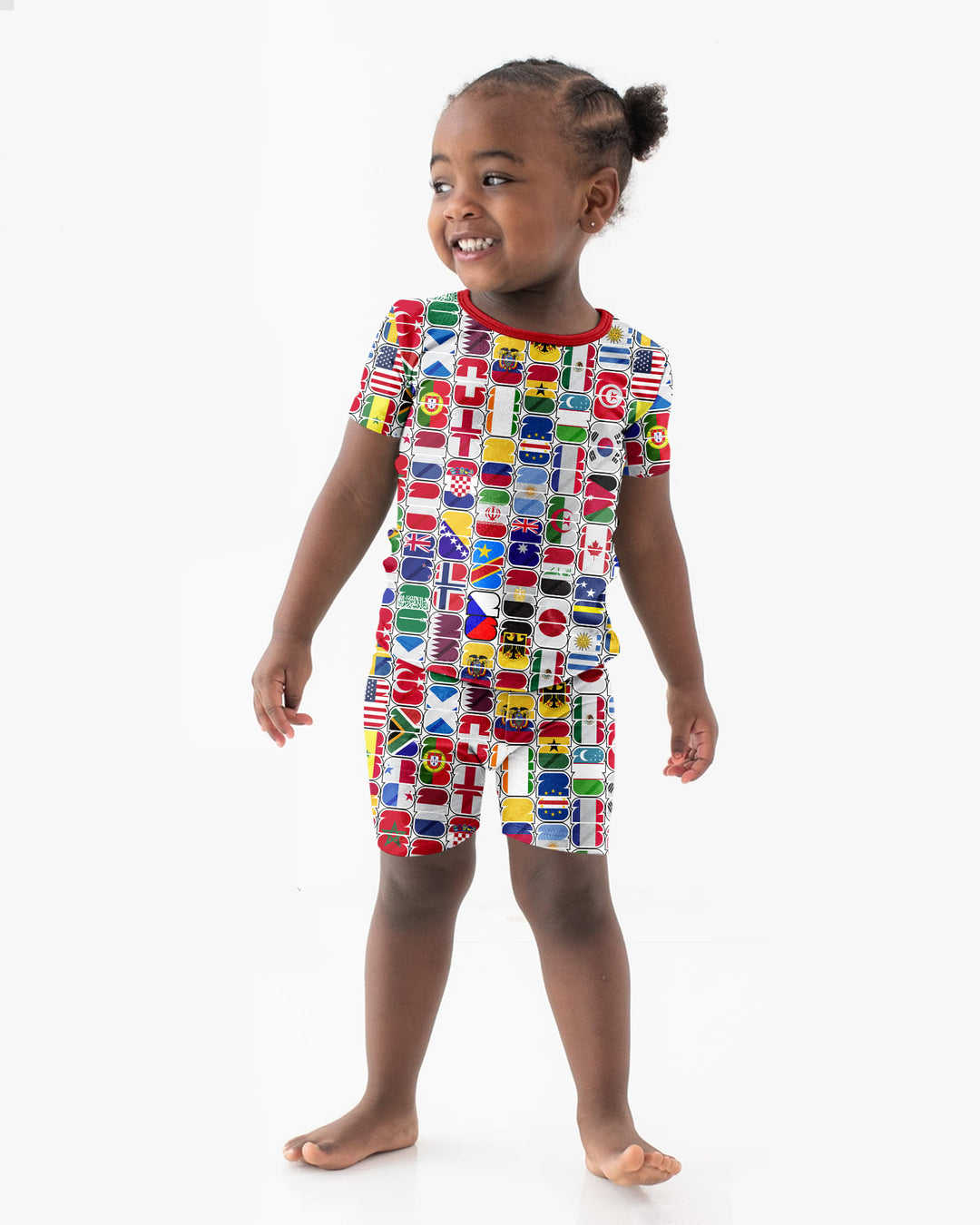We Are 26 Family Matching Bamboo Two Piece Short Sleeve Shorts Pajama Set