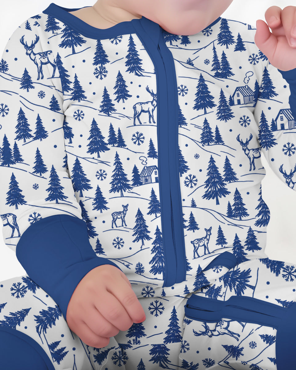 North Pole Train Bamboo Convertible Zippy