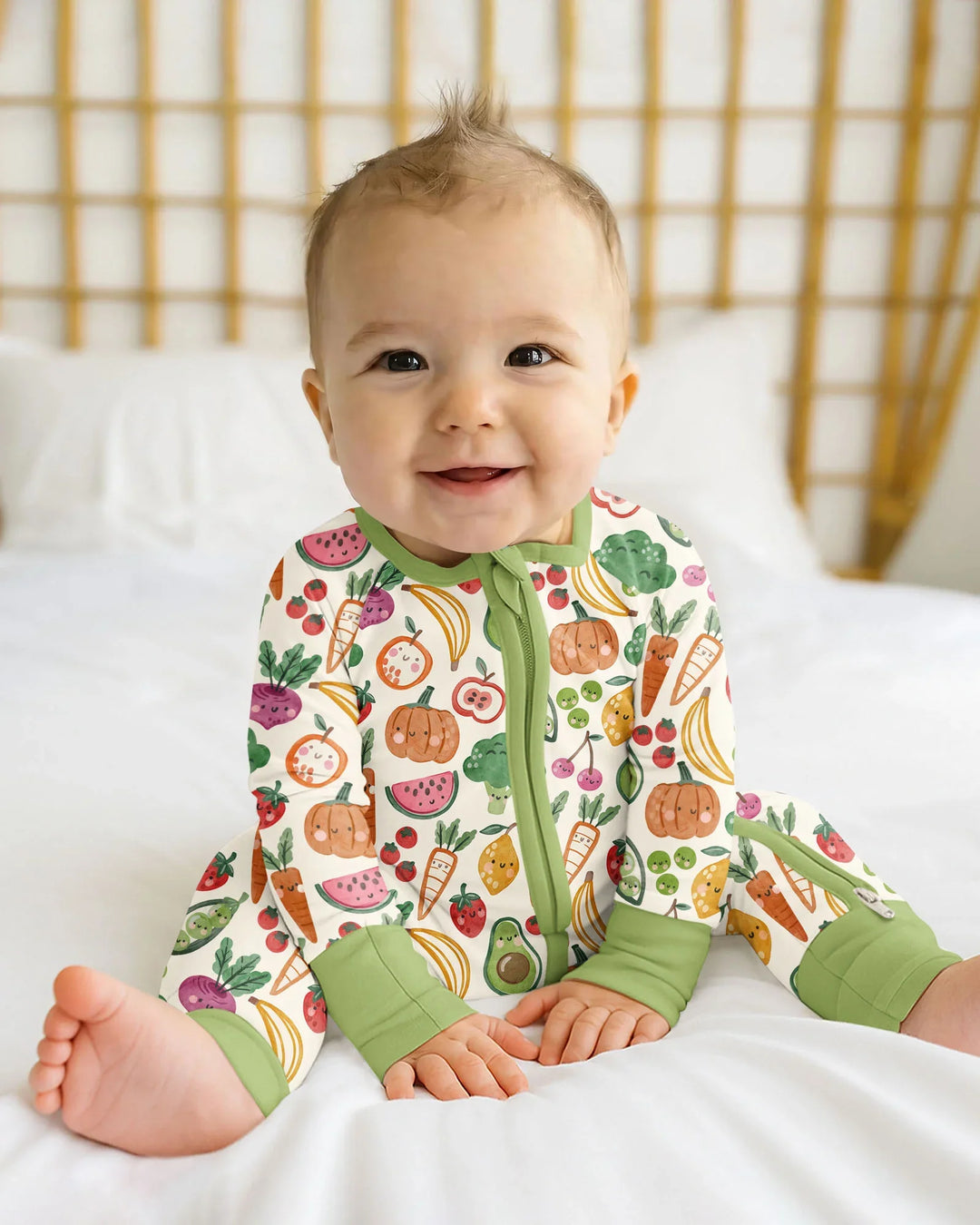 Veggie Friends Family Matching Bamboo Convertible Zippy