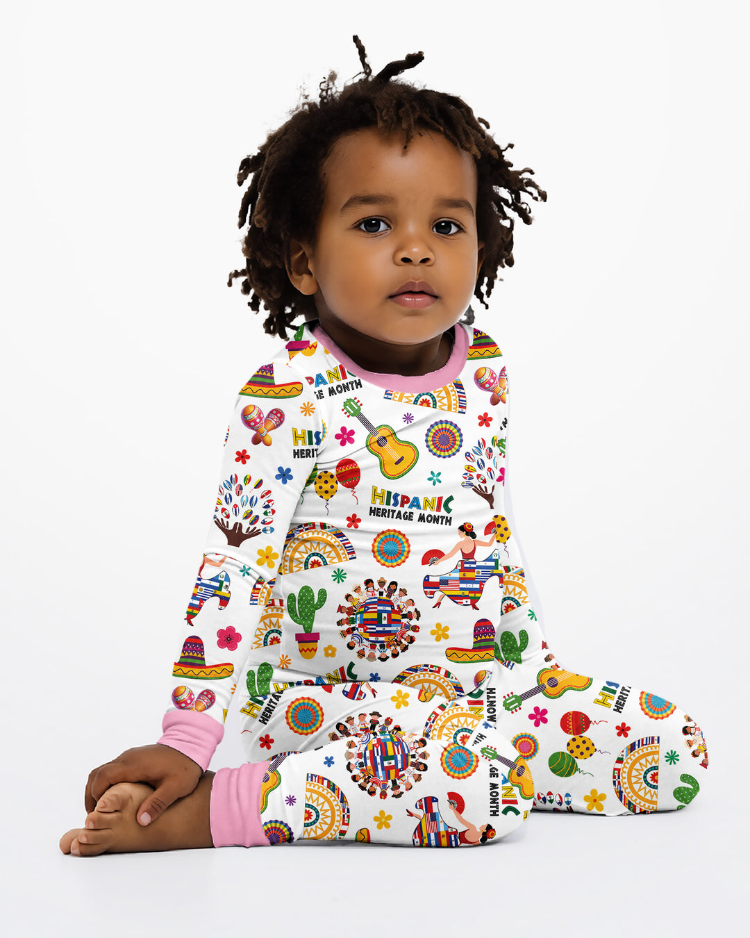 Template Bamboo Two Piece Long Sleeve Pyjamas Set