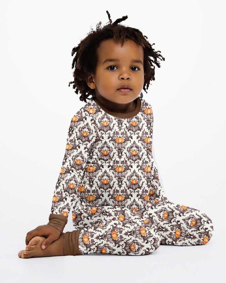 Template Bamboo Two Piece Long Sleeve Pyjamas Set