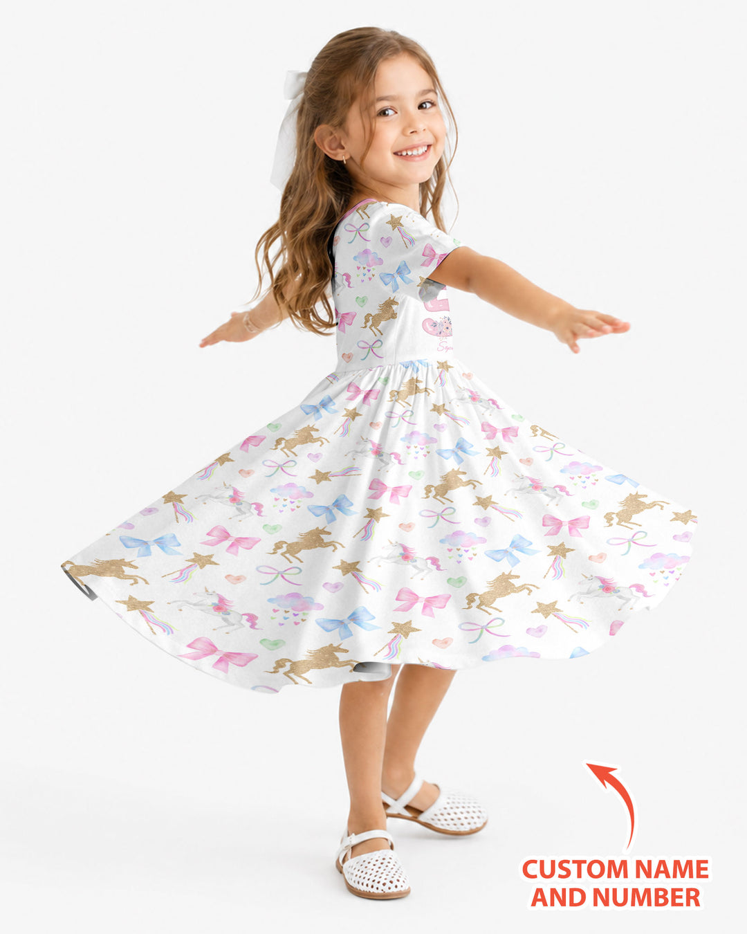 Custom Name When I Wake Up I Will Be Birthday Bamboo Twirl Dress
