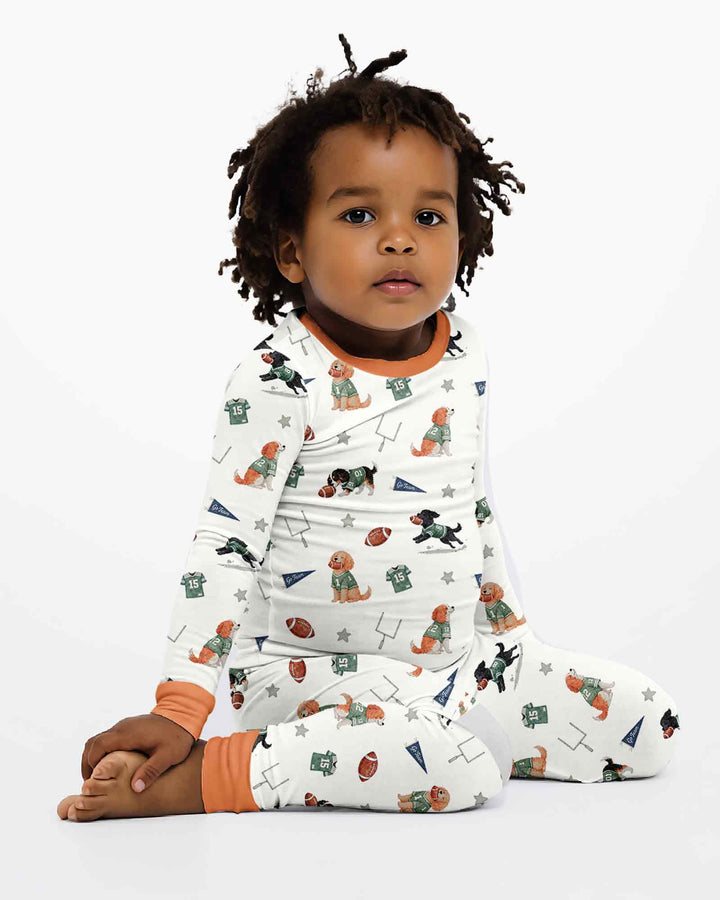 Template Bamboo Two Piece Long Sleeve Pyjamas Set