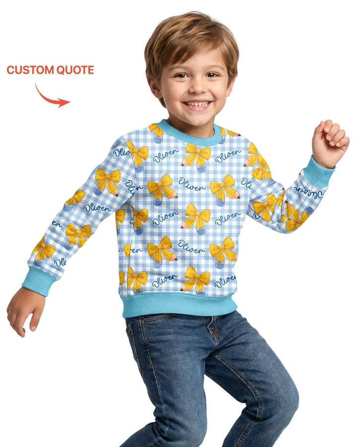 Coquette Back To School Bamboo Crewneck Sweatshirt