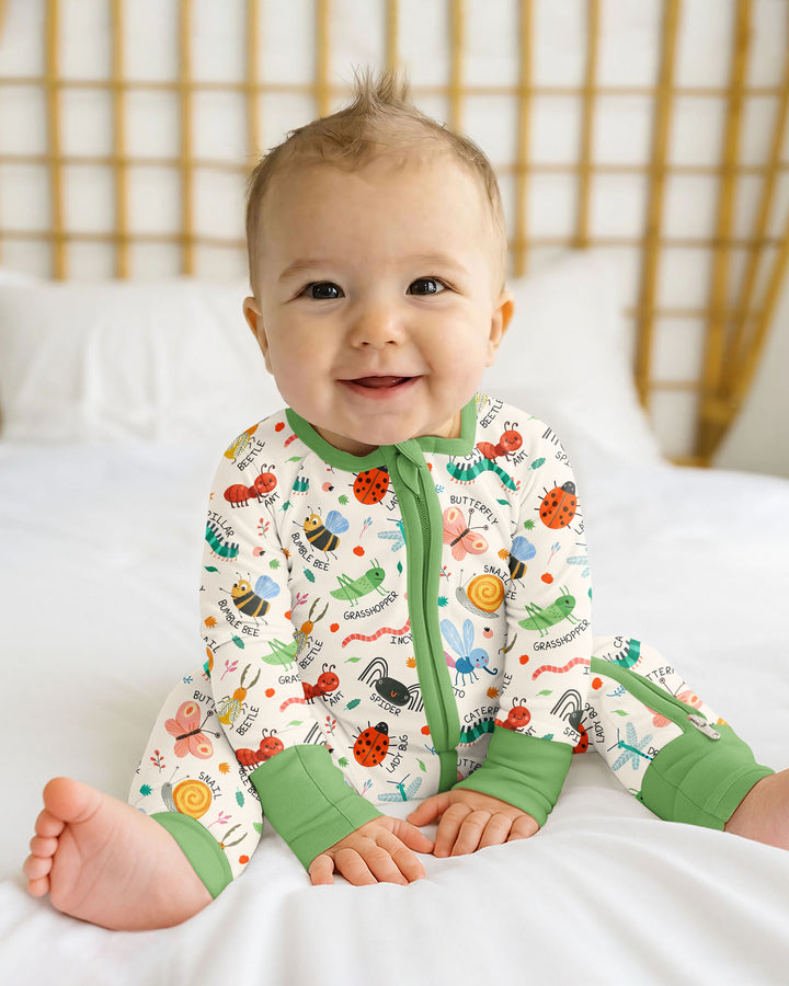 Bug Field Guide Bamboo Convertible Zippy