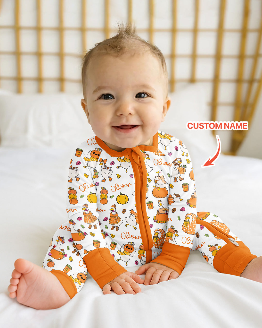 Fall Silly Goose Bamboo Convertible Zippy