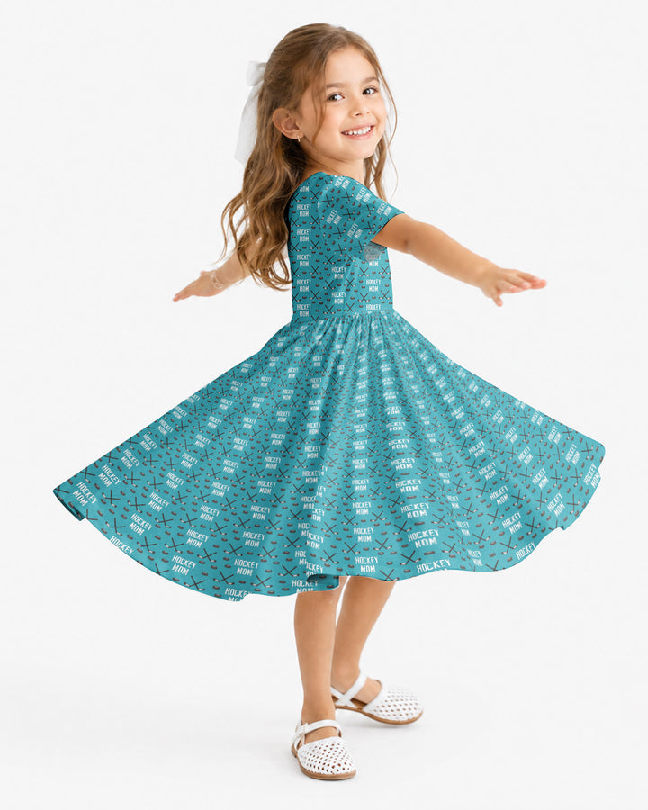 Hockey Mom Bamboo Twirl Dress