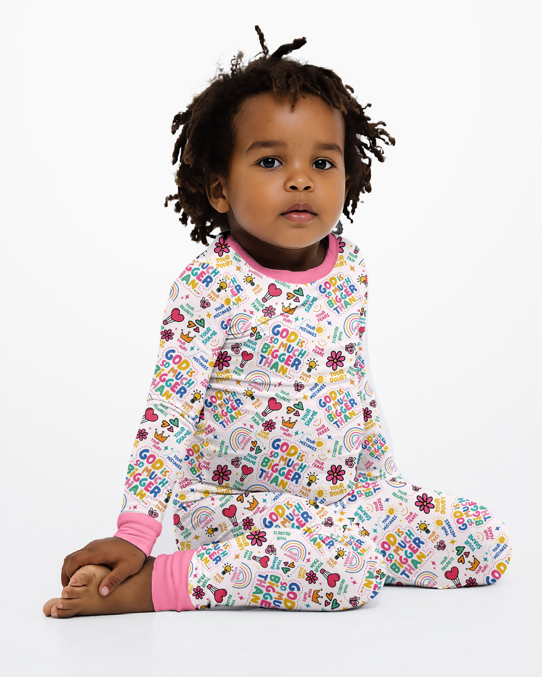 Template Bamboo Two Piece Long Sleeve Pyjamas Set