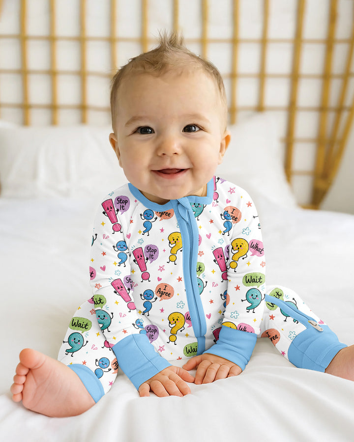 Punctuation Emotion Bamboo Convertible Zippy