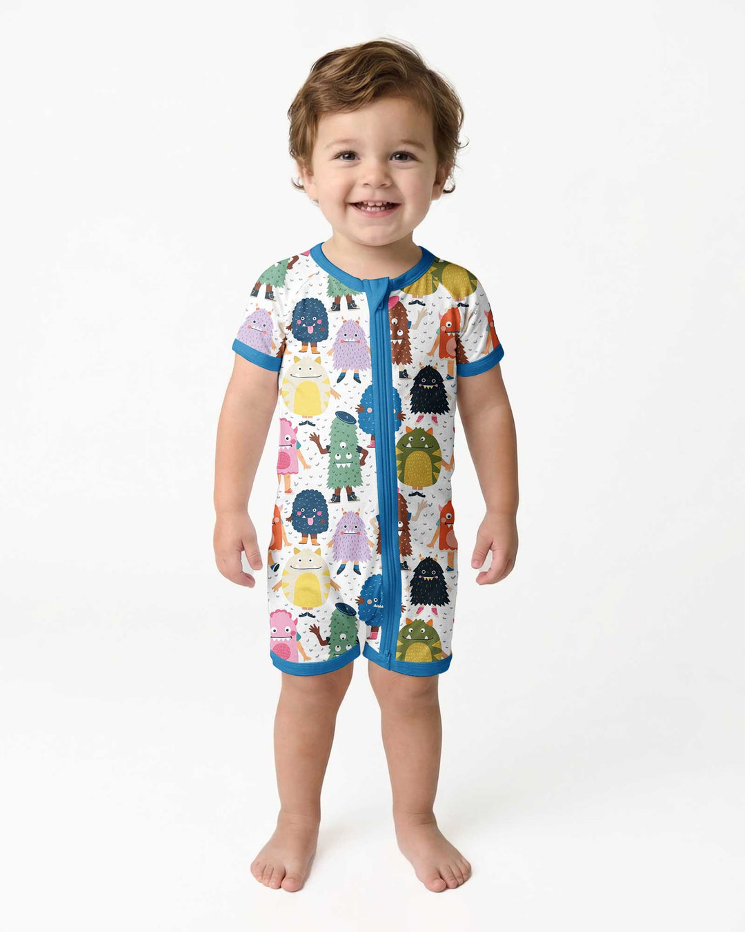 (Not So) Scary Monsters Bamboo Shorty Zippy
