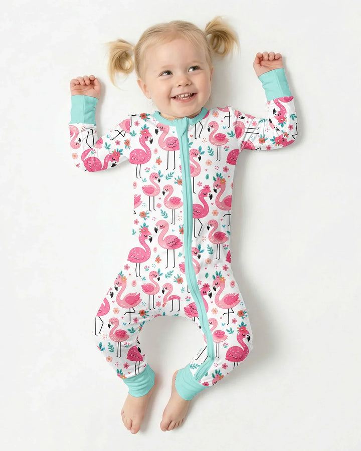 Hello Flamingo Bamboo Convertible Zippy