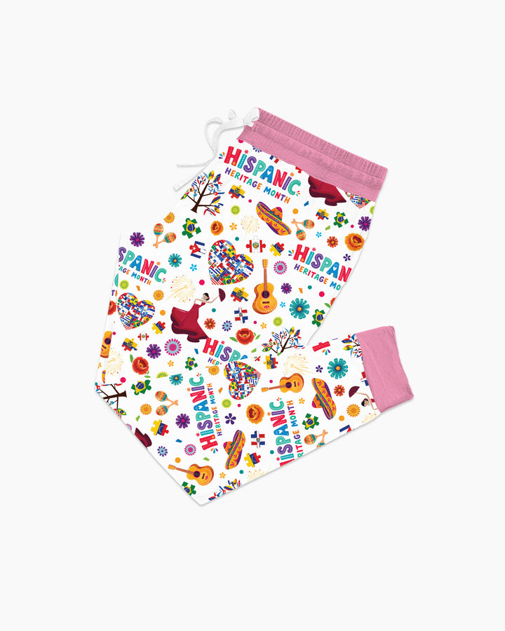 Fiesta Hispanic Heritage Month Bamboo Women Pajama Set