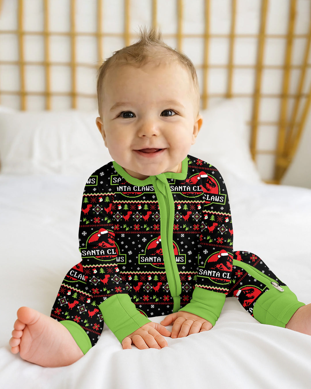 Santa Claws Christmas Bamboo Convertible Zippy
