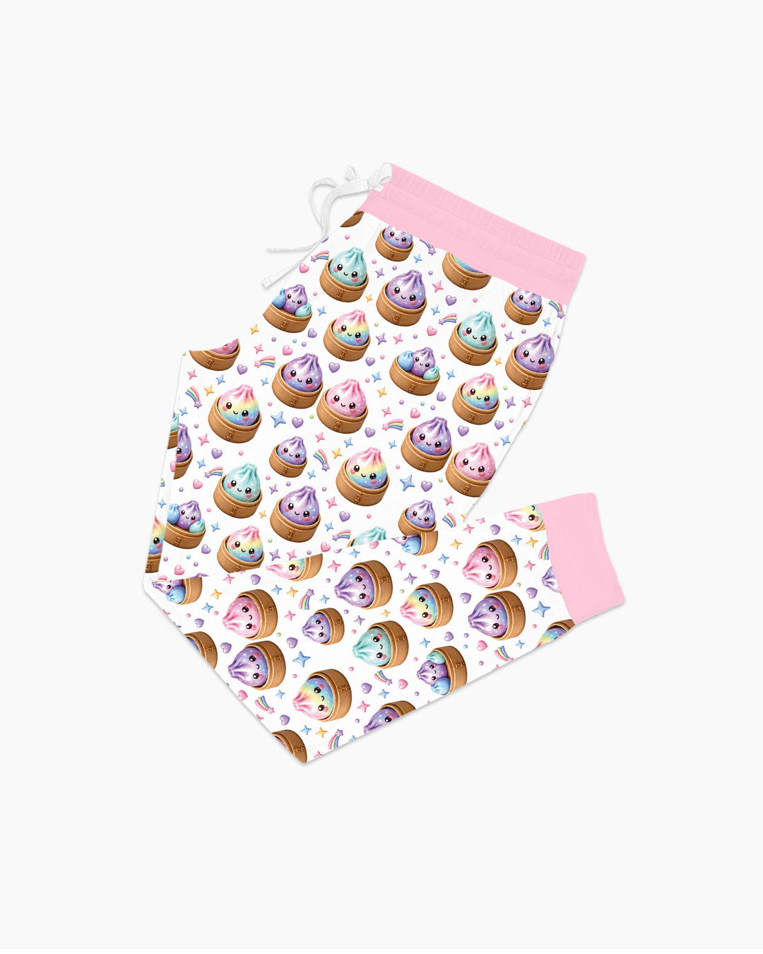 Cute Glitter Dumpling Bamboo Women Pajama Set