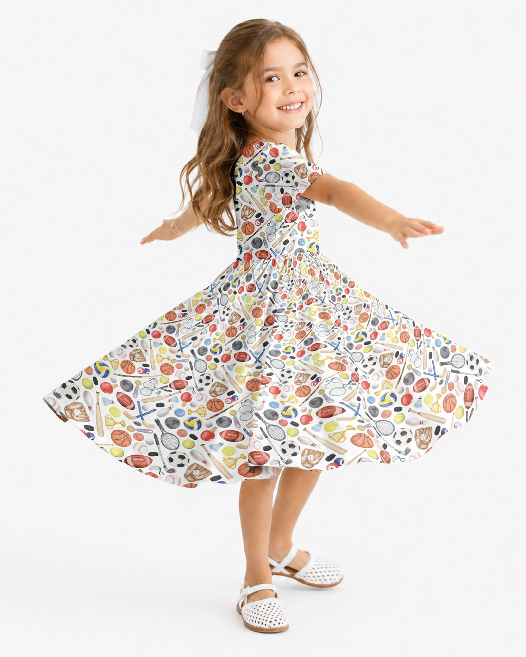 So Much Fun with Sports Bamboo Twirl Dress