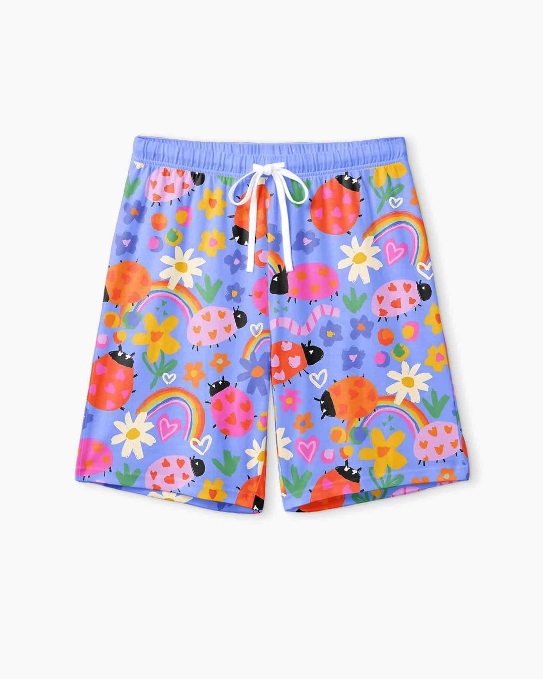 Lady Bugs Bamboo Men Short Sleeve Short Pajama Set