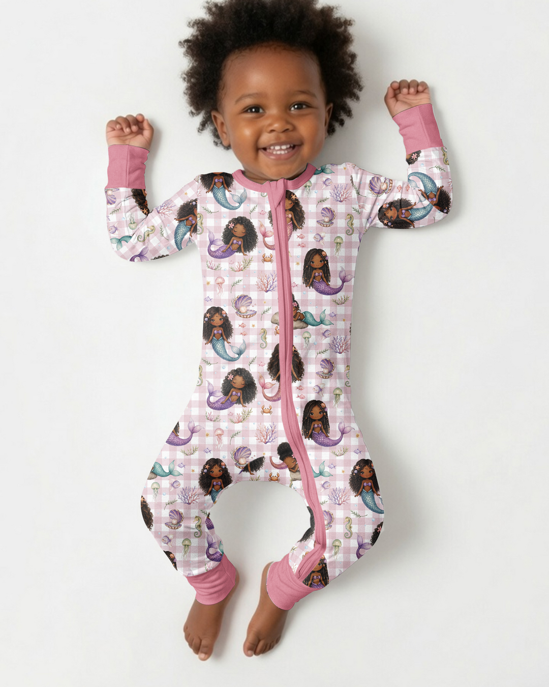 Black Mermaid Bamboo Convertible Zippy