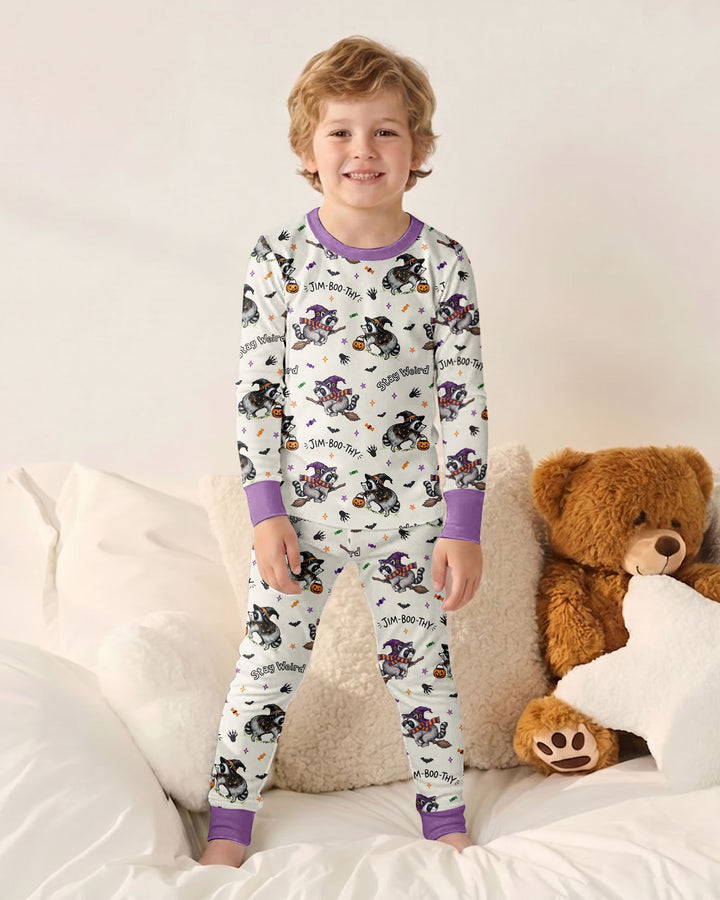 Amazing Jimboothy Bamboo Two Piece Long Sleeve Pajama Set