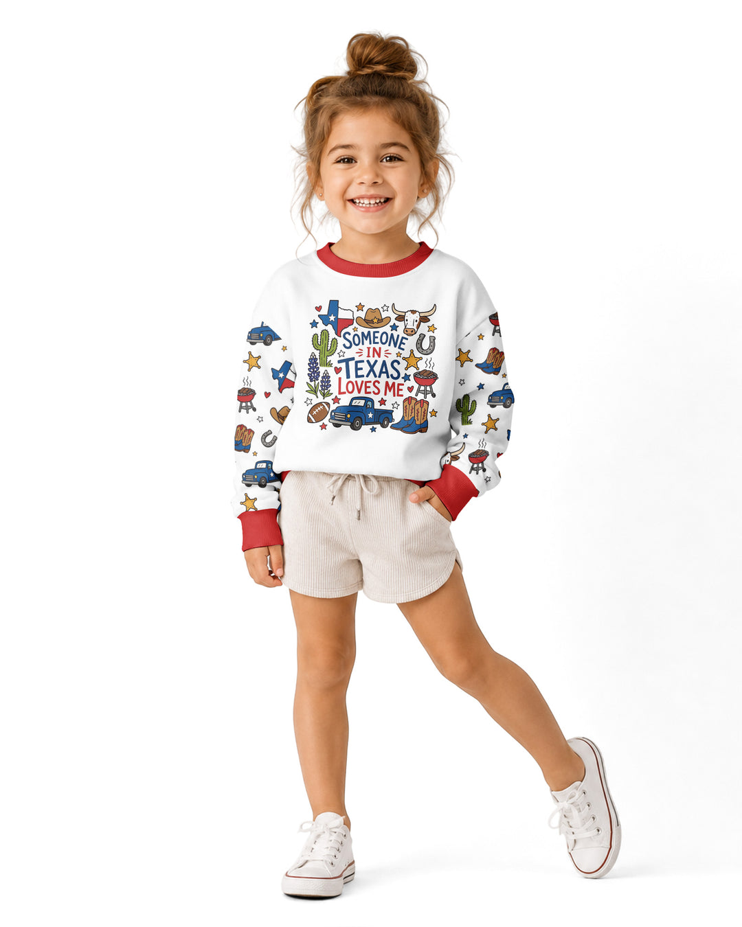 Someone in Texas Loves Me Bamboo Crewneck Sweatshirt