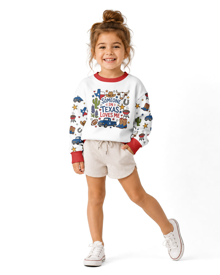 Someone in Texas Loves Me Bamboo Crewneck Sweatshirt