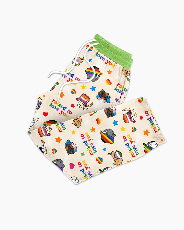 Rainbow Paws Family Matching Bamboo Men's Pajama Set