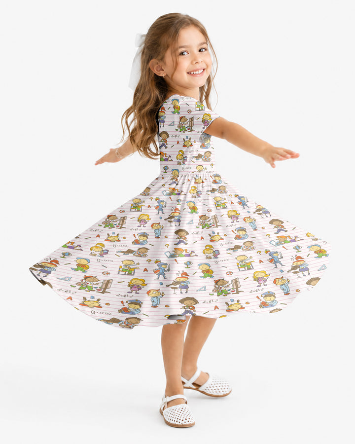School Days Adventure Bamboo Twirl Dress