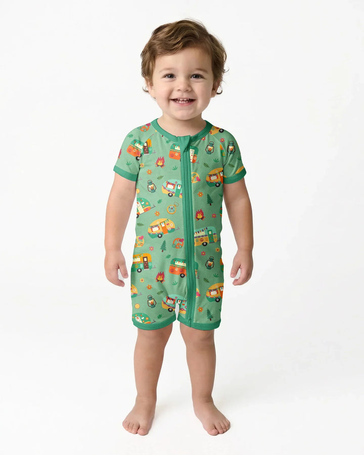 Happy Little Camper Bamboo Shorty Zippy