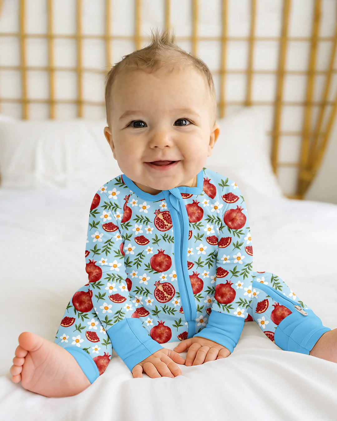 Pomegranate Garden Joy Family Matching Bamboo Convertible Zippy