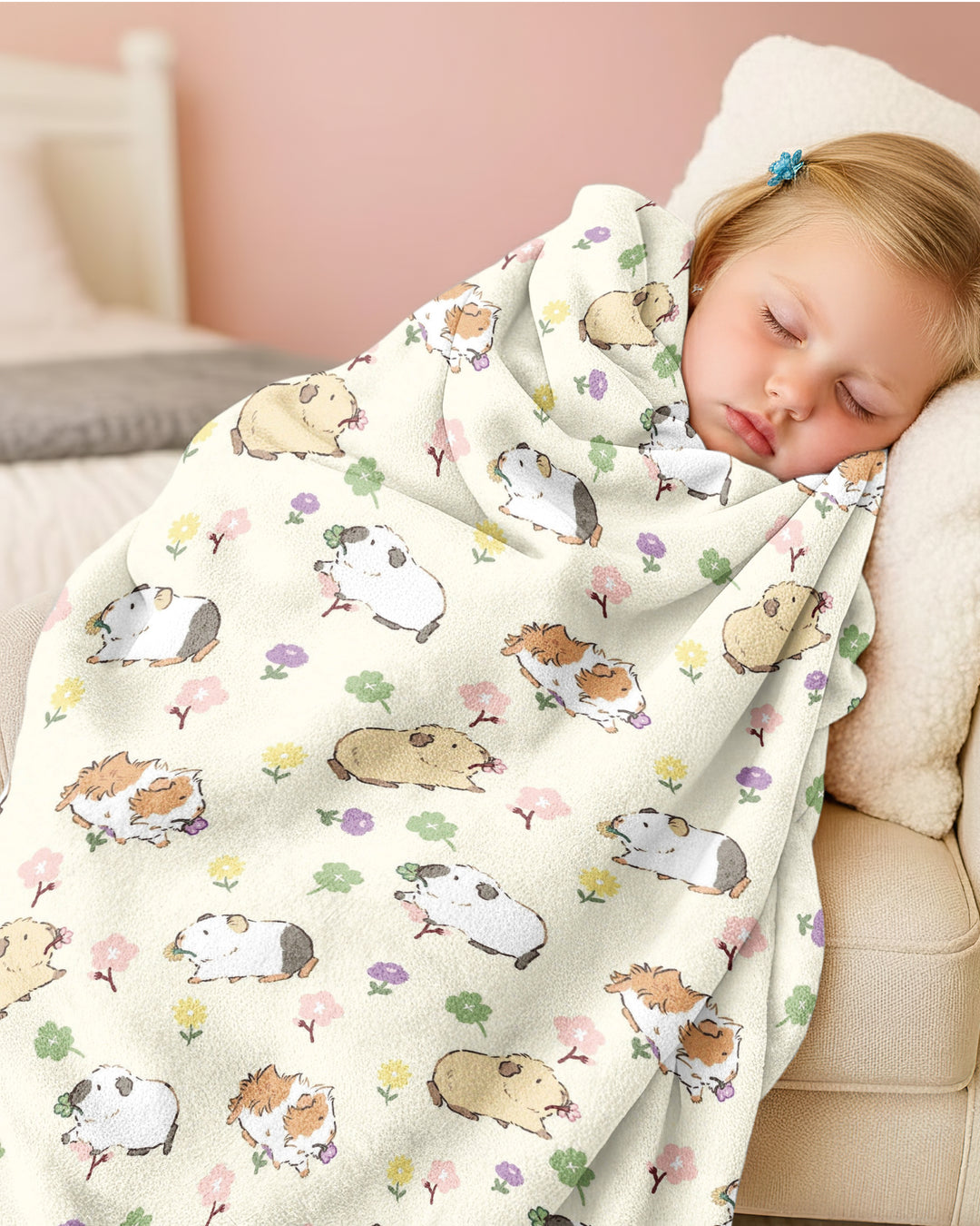 Guinea Pig Garden Bamboo Blanket