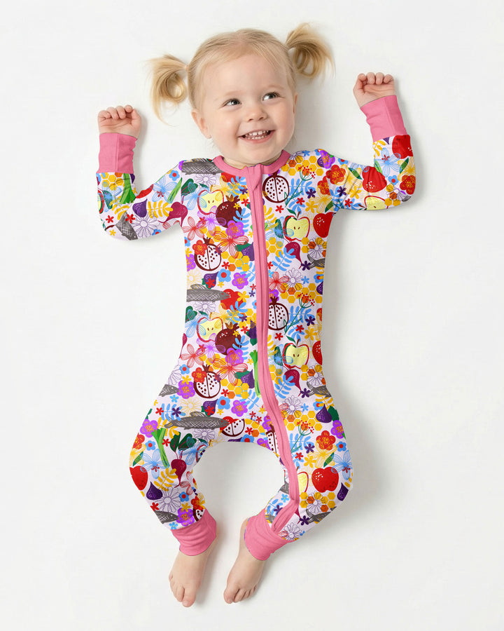 Happy Rosh Hashanah Bamboo Convertible Zippy