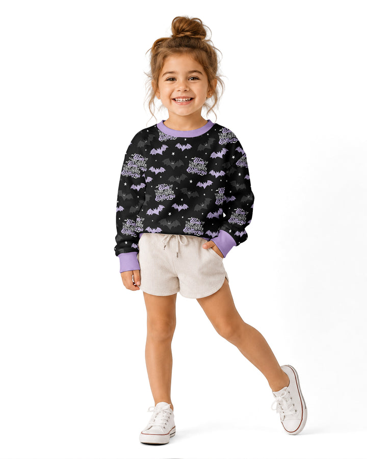 Halloween Butterflies Bamboo Crewneck Sweatshirt