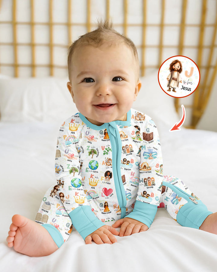 Bible ABC Alphabet Bamboo Convertible Zippy