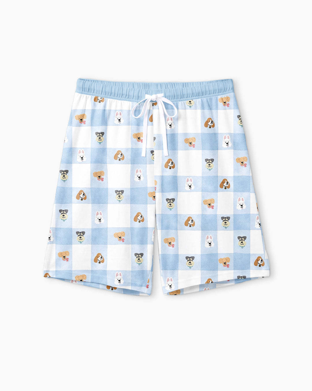Plaid Pals Family Matching Bamboo Men Short Sleeve Short Pajama Set