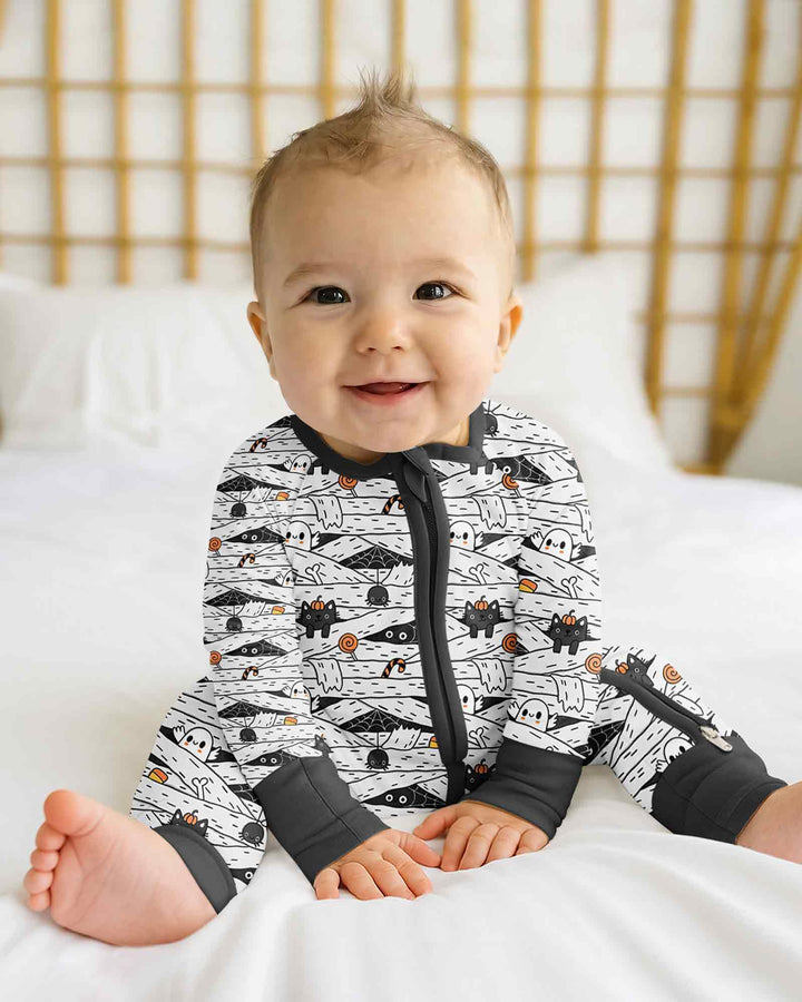 Halloween Mummy Monster Bamboo Convertible Zippy