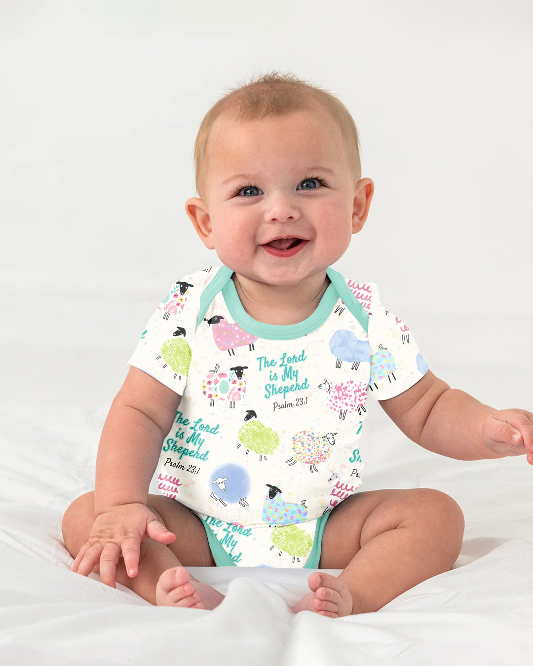 The Lord Is My Shepherd Psalm 23 Bamboo Bodysuit