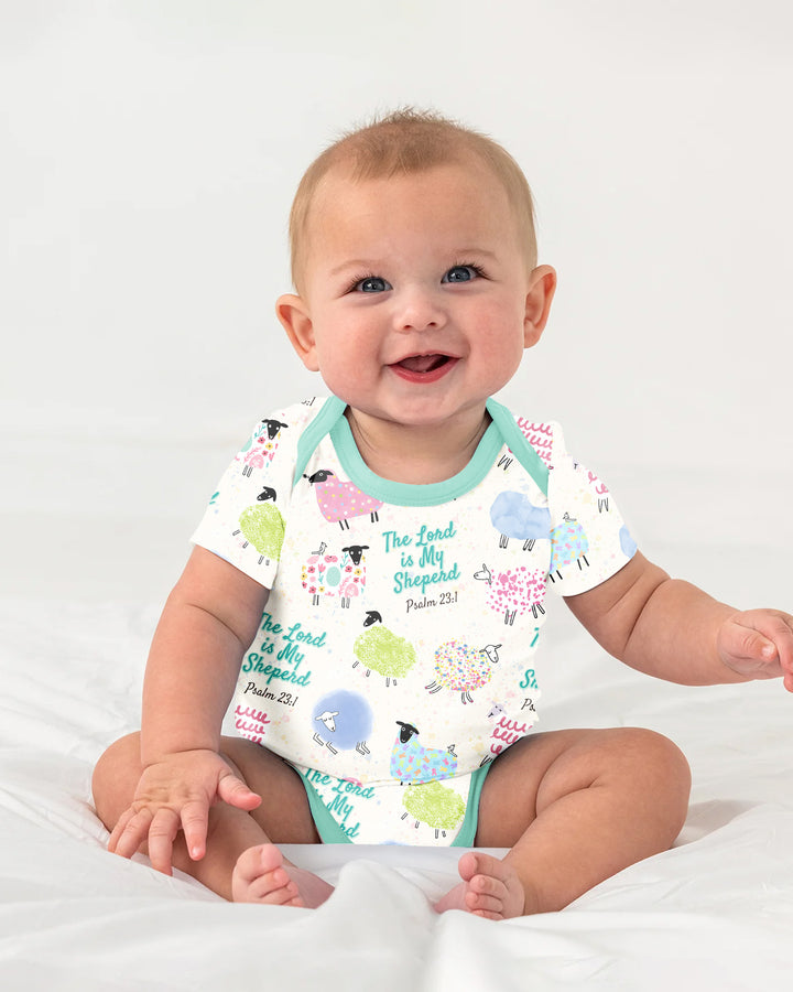 The Lord Is My Shepherd Psalm 23 Bamboo Bodysuit